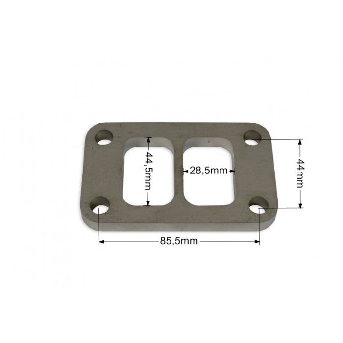 SS304 Stainless Steel Dual Inlet T3 Exhaust Flange