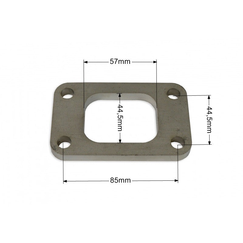 Brida de escape T3 acero inoxidable SS304