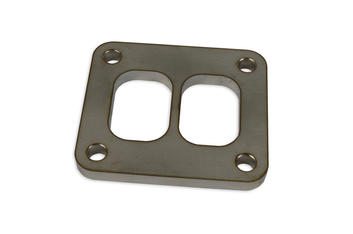 Brida de escape T4 twin scroll acero inoxidable SS304