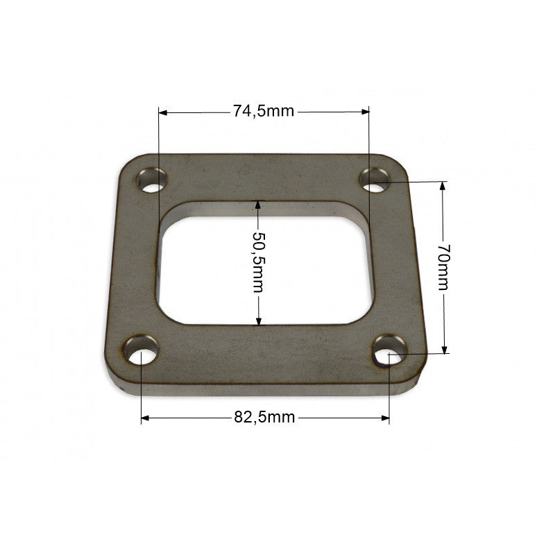Brida de escape T4 acero inoxidable SS304