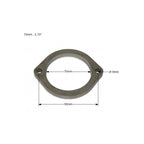 2.75" – 70mm SS304 Stainless Steel 2-Bolt Exhaust Flange