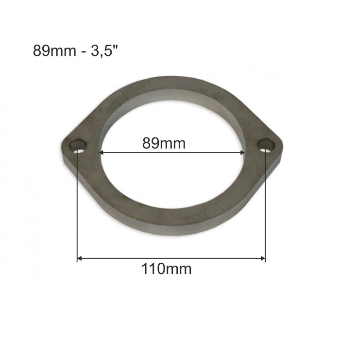 3.5'' SS304 Stainless Steel 2 Bolt Exhaust Flange.