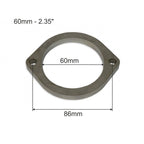 60mm SS304 Stainless Steel 2-Bolt Exhaust Flange.