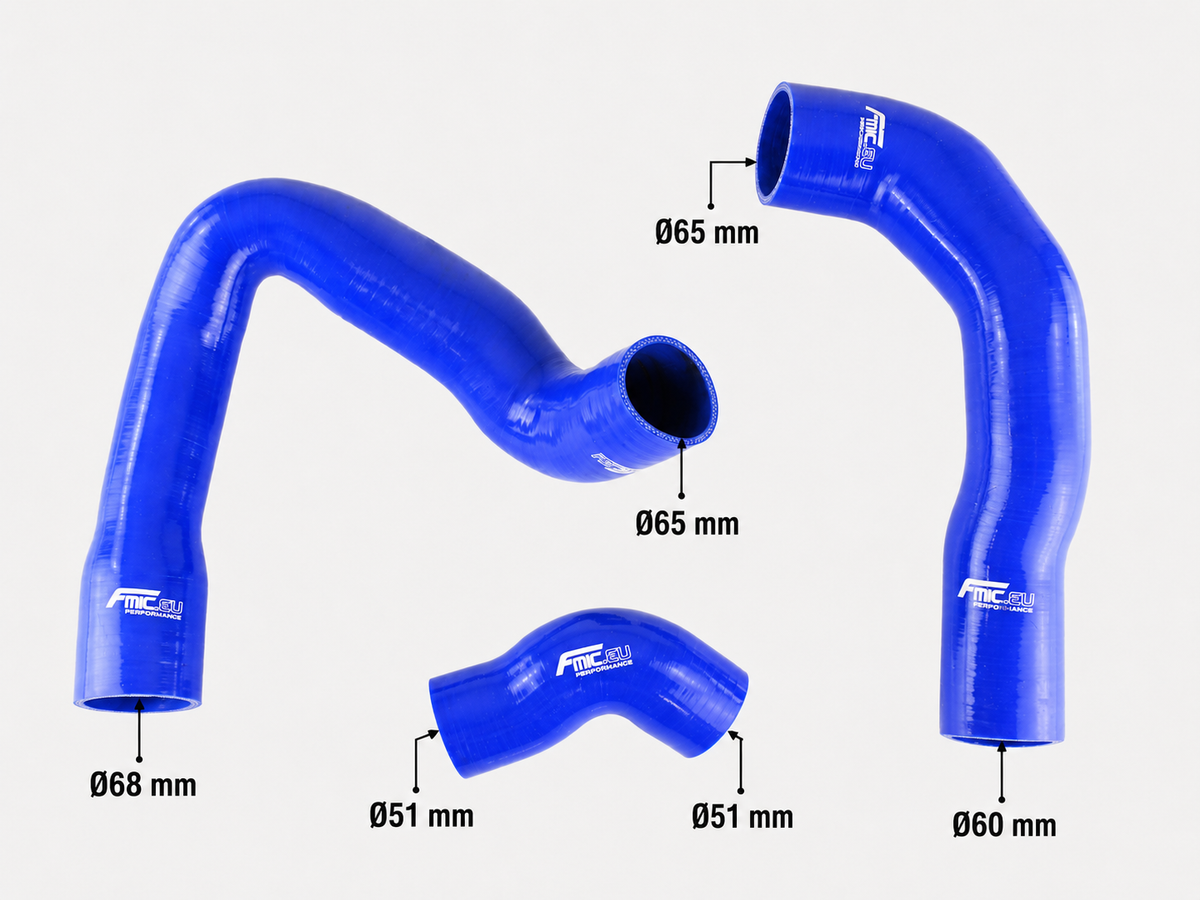Kit de manguitos de silicona para turbo FMIC.EU para Ford Focus RS MK3