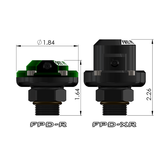 Kits de montaje directo para amortiguador de pulsaciones de combustible FPD-R 8AN ORB de Radium Engineering