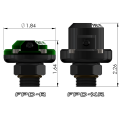 Kits de montaje directo para amortiguador de pulsaciones de combustible FPD-R 3/8NPT de Radium Engineering