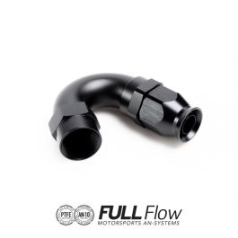 Conector de extremo de manguera de PTFE de flujo completo Nuke Performance de 150 grados AN12