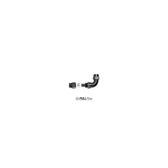 Nuke Performance 150-Degree AN8 Full Flow PTFE Hose End Fitting