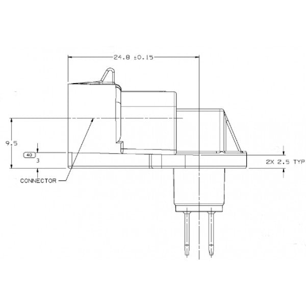 Terminal pasamuros 4-Pin
