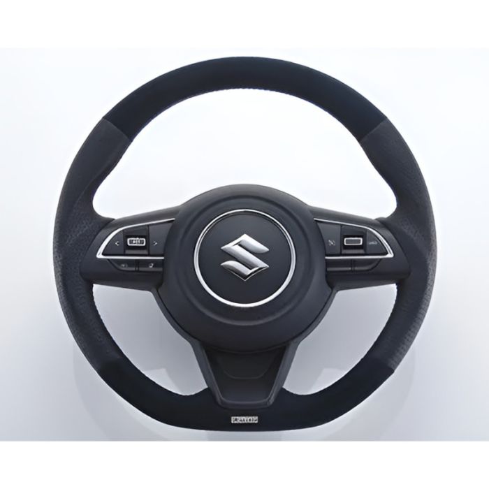 Volante GReddy totalmente de cuero con costuras rojas para Suzuki Swift Sport ZC33S