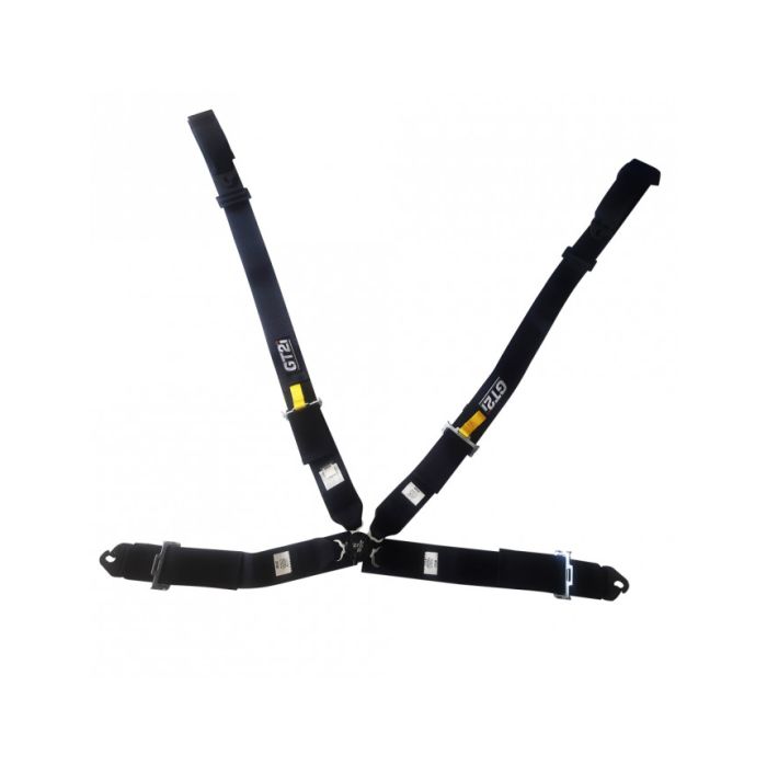 Arnés de seguridad GT2I Sedan de 4 puntos y 3" negro, homologado por la FIA (8853-1998).