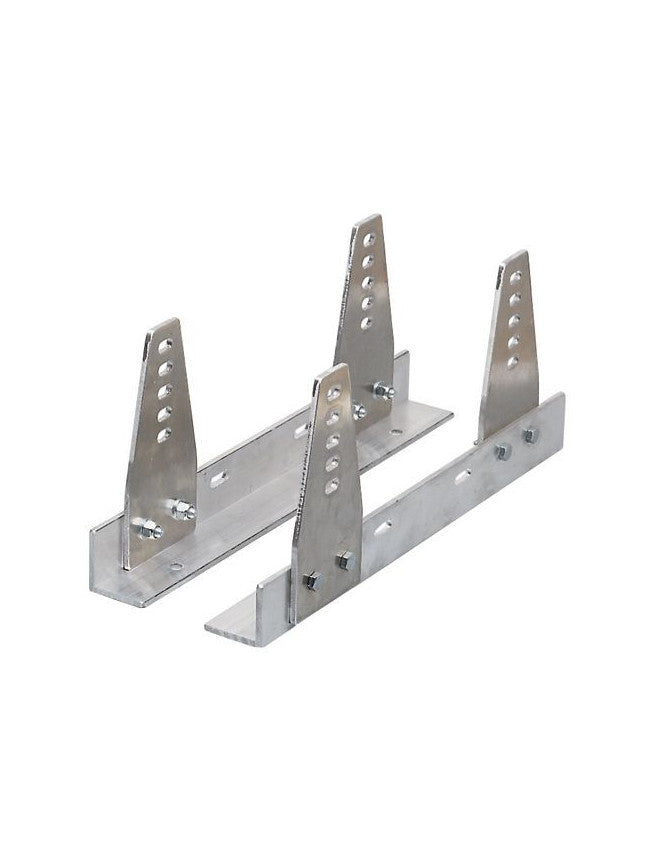 Soportes laterales ajustables cortos de aluminio GT2I