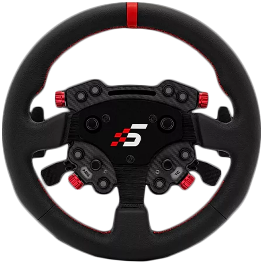 Volante GT 330 mm de cuero tipo R SIMAGIC GT Pro Hub (K) con levas de cambio para simulador Simracing