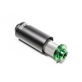 Filtro de combustible de alto flujo de acero inoxidable de 100 micras, Radium Engineering