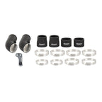Mishimoto MMICP-F10-12MWBK Intercooler Piping Kit for BMW F10 M5 12-16, Micro-Wrinkle Black Finish.