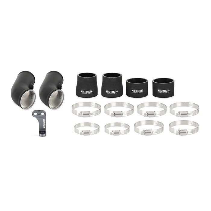 Mishimoto MMICP-F10-12MWBK Intercooler Piping Kit for BMW F10 M5 12-16, Micro-Wrinkle Black Finish.