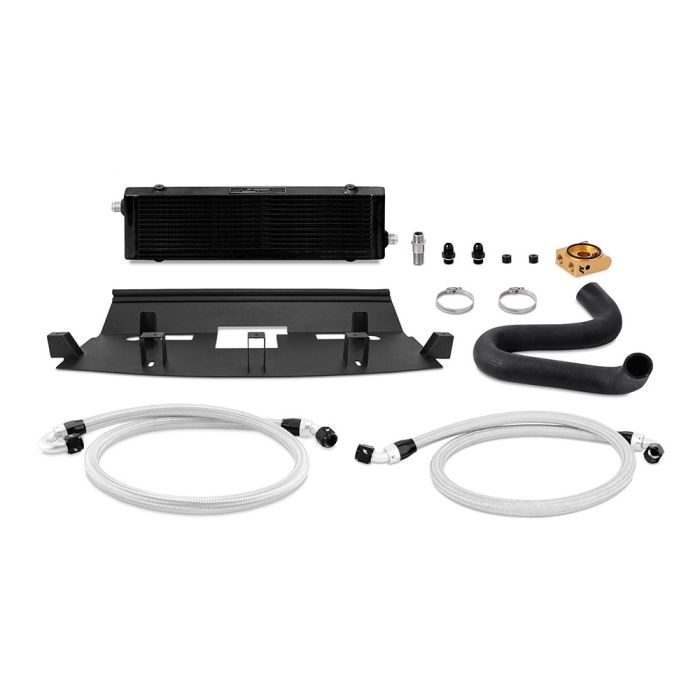 Mishimoto MMOC-MUS8-18TBK Thermostatic Oil Cooler Kit for 18+ Ford Mustang GT Black