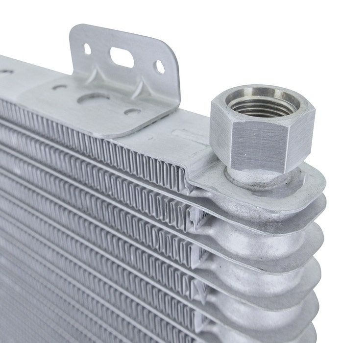 Mishimoto MMTC-SP-13SL 13-Row Stacked-Plate Transmission Cooler, Silver