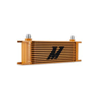 Mishimoto MMOC-13GD 13-Row Universal Oil Cooler, Gold.