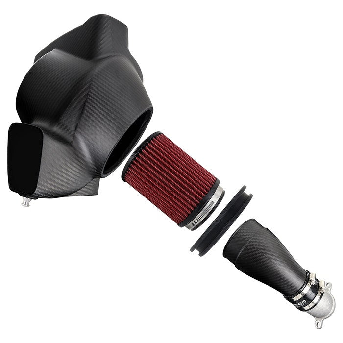 Mishimoto MMAI-G80-21CFM Admisión Performance de fibra de carbono mate para BMW G8X M3/M4 21+ fibra de carbono mate