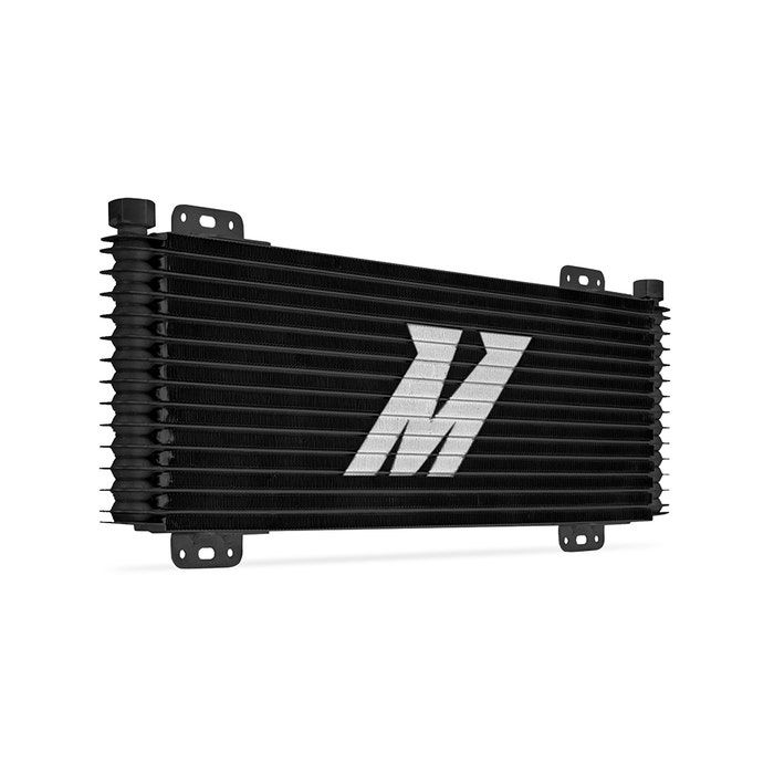 Mishimoto MMTC-SP-13BK 13-Row Stacked Plate Universal Transmission Cooler, Black.