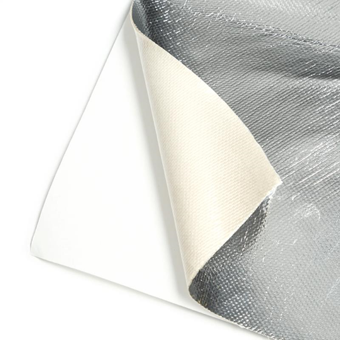 Mishimoto MMHP-ASHB-1224 Adhesive-Backed Silica-Aluminum Heat Barrier, 12"x24"