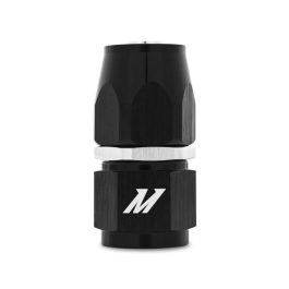 Conector recto AN12 de aluminio Mishimoto MMFT-SW-12-ST, color negro.