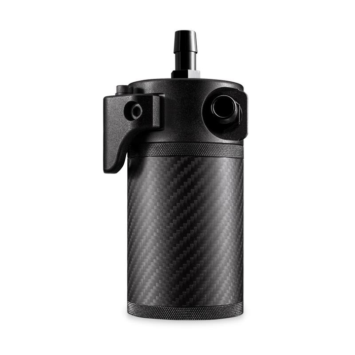 Mishimoto MMBCC-CF Oil Catch Can con deflectores de fibra de carbono