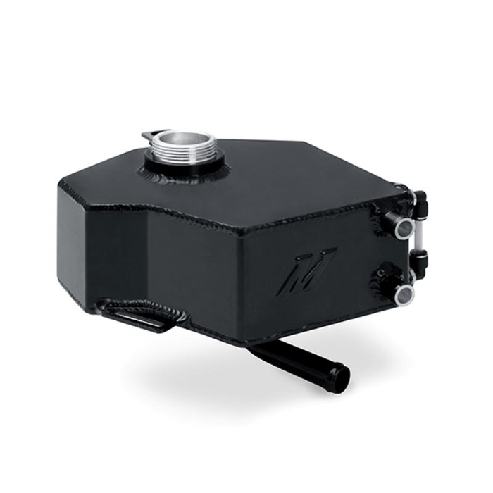 Mishimoto MMRT-FIST-14EBK expansion tank for 14-19 Ford Fiesta ST, wrinkle black.
