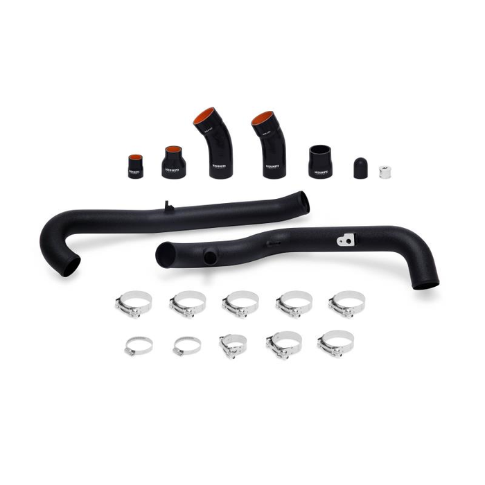Mishimoto MMICP-FIST-14WBK Intercooler Pipe Kit for 14-19 Ford Fiesta ST, Wrinkle Black