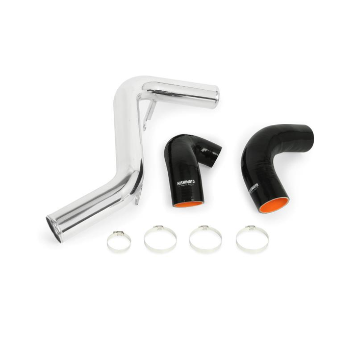 Kit de tuberías de intercooler del lado caliente Mishimoto MMICP-FOST-13HWBK para Ford Focus ST 13-18, color negro arrugado.