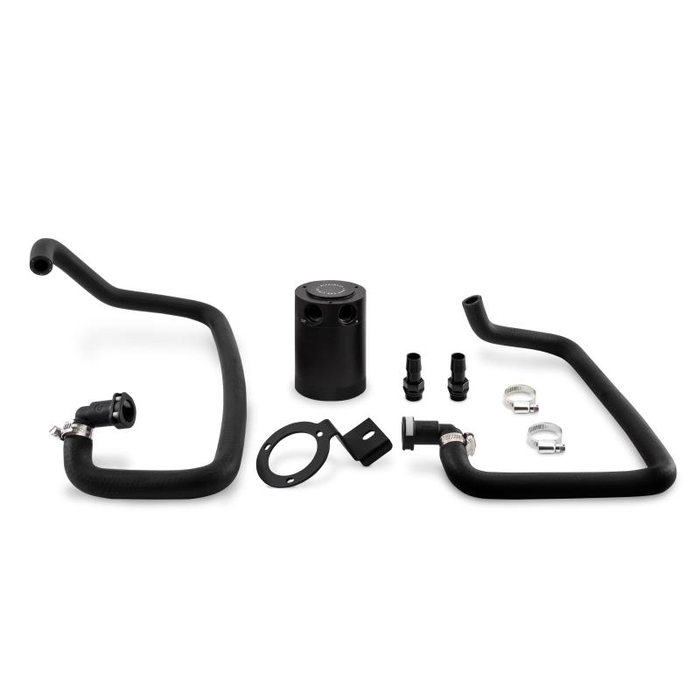 Mishimoto MMBCC-MUS4-15PBE Baffled Oil Catch Can for 15+ Ford Mustang EcoBoost