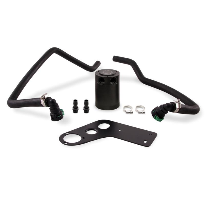 Mishimoto MMBCC-MUS8-15PBE Baffled Oil Catch Can for 15-17 Ford Mustang GT