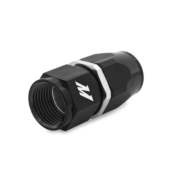 Mishimoto MMFT-SW-12-ST AN12 Straight Aluminum Fitting, Black.