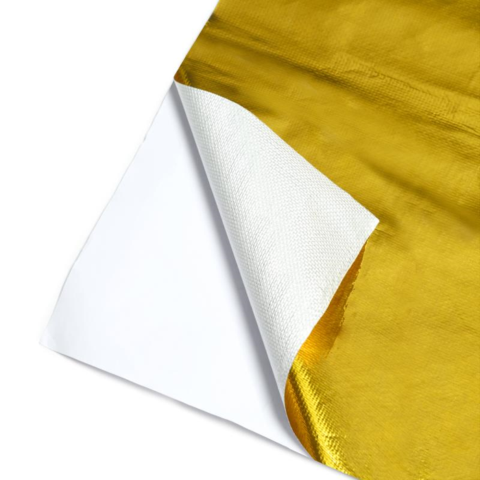 Mishimoto MMHP-GRB-1224 Gold Reflective Heat Barrier with Adhesive Back, 12"x24"