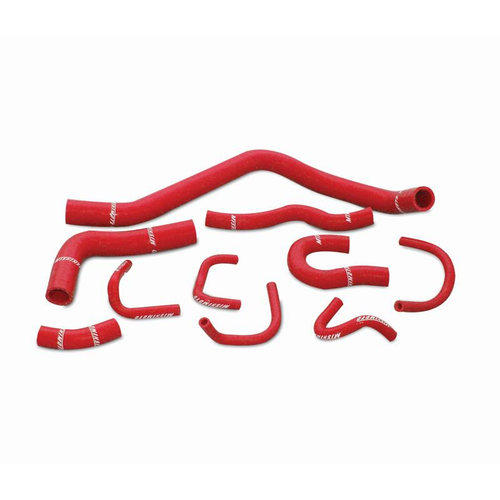 Mishimoto MMHOSE-CIV-88RD Silicone Radiator Hose Kit for Honda Civic 88-91, Red.