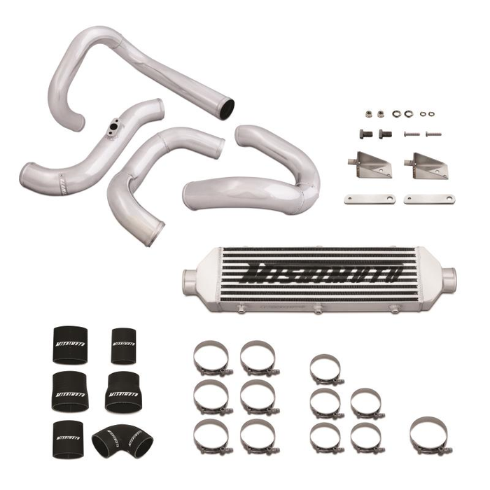 Intercooler Mishimoto MMINT-GEN4-10SL para Hyundai Genesis Coupe 2.0T 10-12, color plata.