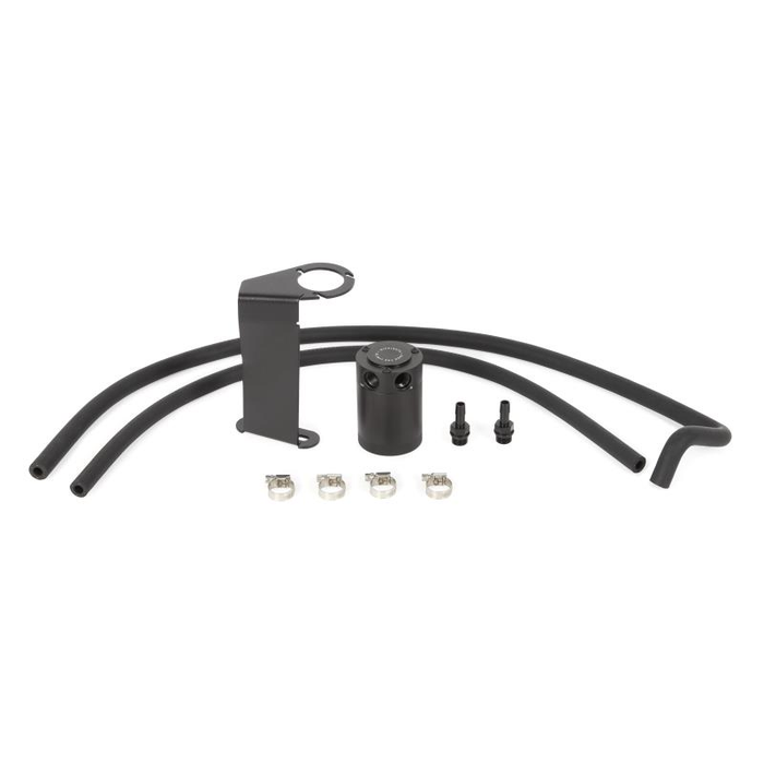 Mishimoto MMBCC-Q50-16PBE Baffled Oil Catch Can for 16+ Infiniti Q50/Q60 3.0T