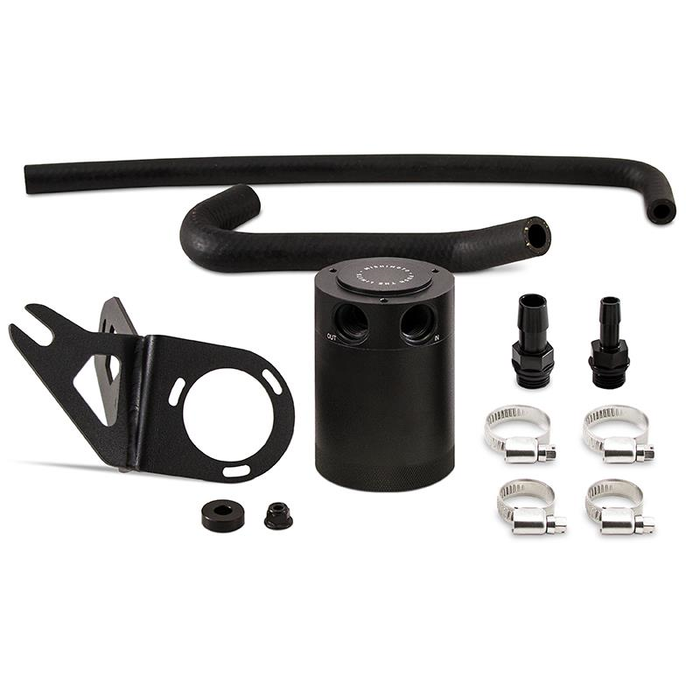Depósito de recuperación de aceite con deflectores Mishimoto MMBCC-STNGR-18PBE para Kia Stinger GT 18+