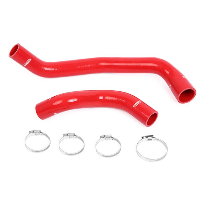 Mishimoto MMHOSE-RHD-32RD Silicone Radiator Hose Kit for Nissan Skyline R32 GTR 89-94, Red.