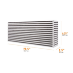 Mishimoto MMUIC-15 Universal Competition Air-to-Air Intercooler Core 20.50" x 6.25" x 2.50"