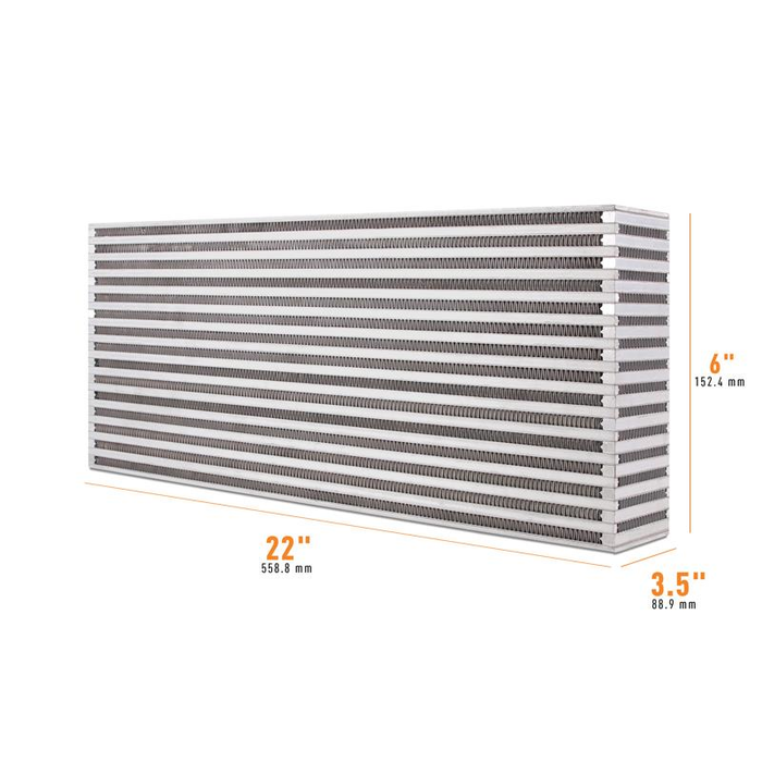 Mishimoto MMUIC-09 Universal Air-to-Air Competition Intercooler Core, 22.00" x 6.00" x 3.50"