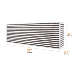Mishimoto MMUIC-08 Universal Air-to-Air Race Intercooler Core 24.00" x 13.00" x 3.50"