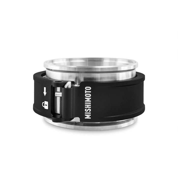 Mishimoto MMCLAMP-QD-30BK Conjunto de abrazadera de liberación rápida 3,0" negro