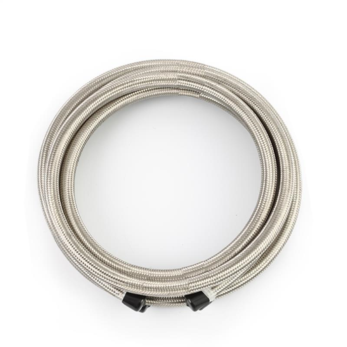 Manguera trenzada Mishimoto MMSBH-10180-CS -10AN de 4,5 m (15 pies) de acero inoxidable