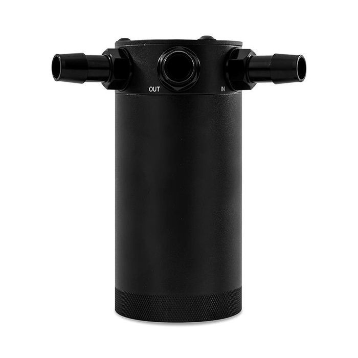 Depósito de recuperación de aceite con deflectores Mishimoto MMBCC-CBTHR-XLBK, 3 puertos, universal, XL, color negro.