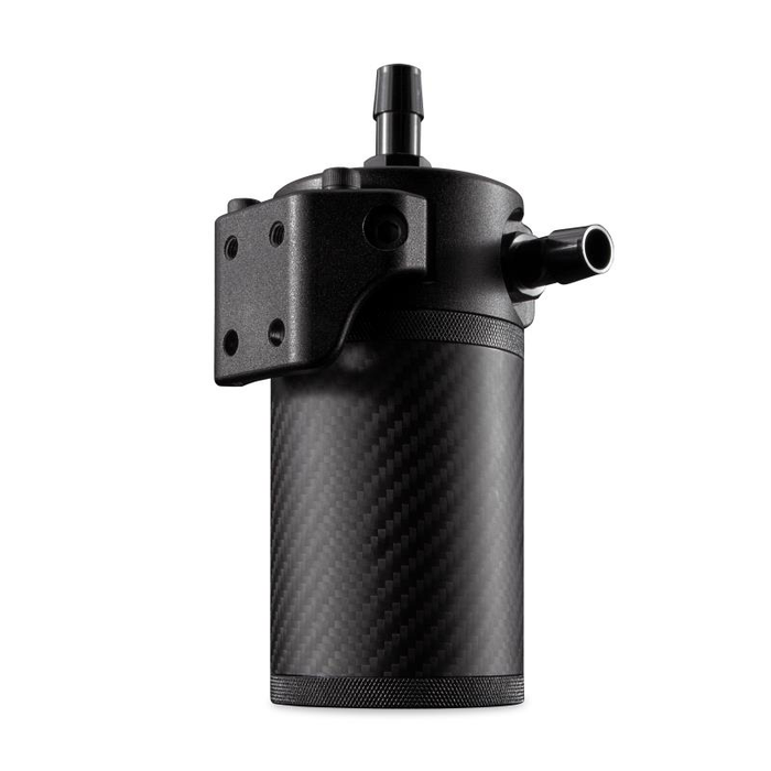Mishimoto MMBCC-CF Oil Catch Can con deflectores de fibra de carbono