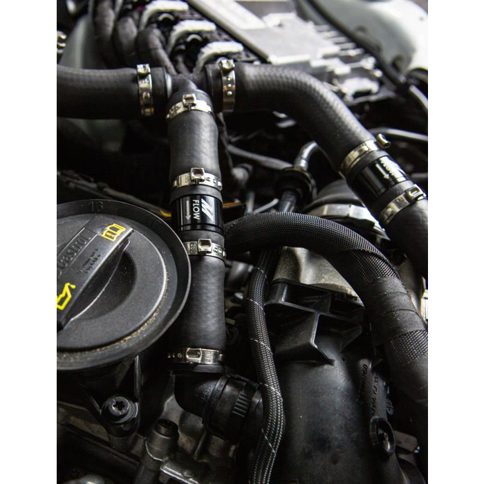 Mishimoto MMBCC-S4-18PBE Baffled Oil Catch Can for 18+ Audi B9 S4/S5
