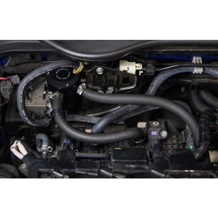 Mishimoto MMBCC-CIV-16PBE Baffled Oil Catch Can for 16-21 Honda Civic 1.5T