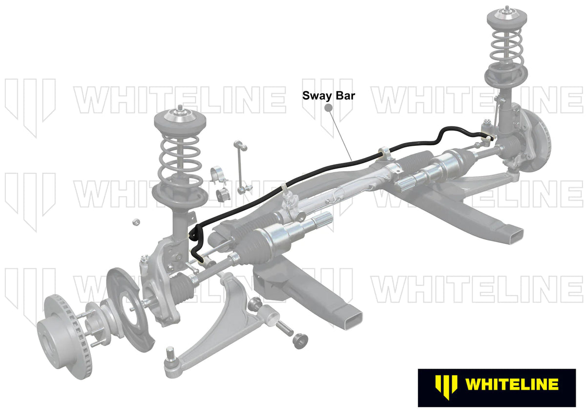 Barra estabilizadora delantera 27 mm Whiteline BBF39Z BMW Serie 3 E36 Compact M3